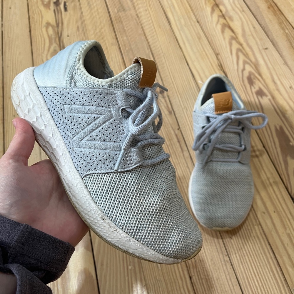 New Balance Fresh Foam Cruz v2 Knit Women 7 Grey Running Shoes WCRUZK12 Sneaker